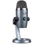 Blue Yeti Nano Professional Condenser USB Microphone with Multiple Pickup Patterns & No-Latency Monitoring for Recording and Streaming on PC & Mac - Shadow Grey