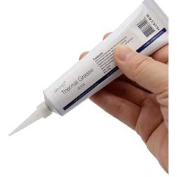 GENNEL 100Gram Tube White Thermal Grease Paste Silicone Compound for PC CPU GPU LED Cooling