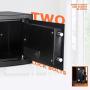TACKLIFE Safe Box 0.5 Cubic Feet Digital Lock Box with Instruction Light for Money Safe Cash Jewelry Passport Gun Security-HES25A