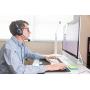 Discover D722U Noise Cancelling USB Wired Headset Compatible with Computer Softphone Apps Like Ringcentral, Nextiva, 8x8, Jive, Vonage, Cisco, Microsoft Teams, Avaya, Skype, Zoom and More