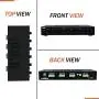 Premium New and Improved 6 Zone Channel Speaker Switch Selector Volume Control Switch Box Hub Distribution Box for Multi Channel High Powered Amplifier Control 6 Pairs of Speakers - Pyle PSPVC6 Black