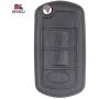 Keyecu Replacement Modified Flip Remote Car Key Fob 3 Button 315/433MHz ID44 for Range Rover Sport 2002-2006 FCC ID:LX8FZV