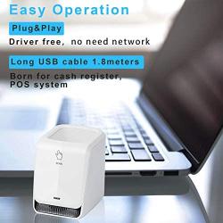 Desktop Barcodes Scanner，THARO M6 1D 2D Barcode Scanner, Automatic Hands-Free Wired Bar Code USB Bar-Code Scanning Platform Presentation Image Reader QR Bar Codes Scanner, Scan Mobile Payment, White