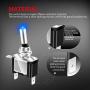 DaierTek 2pcs 12V Blue LED Lighted Toggle Switch Marine SPST 3 Pin ON OFF for Automotive Car RV Vehicles Truck Boat