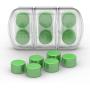 Alpine Moldable Silicone Ear Plugs for Sleeping and Swimming with Skin Friendly Aloë Vera 6 Pairs - Attenuates Snoring, Noise Cancelling Reduction, Block Wind and Water - Wax 28dB SNR with Travelbox