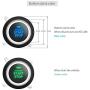 EASYGUARD ES002 Universal Push Engine Start Button with Remote Engine Start for Automatic Transmission car Optional Compatible with car Alarm System DC12V