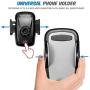 Car Cup Holder Phone Mount Phone Cradle Car Mount for iPhone XR/XS Max/X/8/7 Plus/6s/Samsung Galaxy S10+/Note 9/S8 Plus/S7 Edge (Grey)