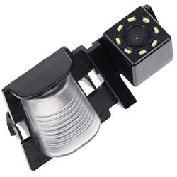 Rear View Back Up Reverse Parking Camera in License Plate Lighting Night Version (NTSC) for JK JKU Wrangler Sahara/Willys YJ/TJ/JK / J8 Wrangler Rubicon/Sahara/Unlimited (backup camera)