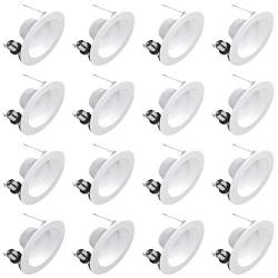Hyperikon 6 Inch LED Recessed Lighting, 14W=75W, Retrofit Dimmable Downlight, CRI90, UL, Energy Star, Daylight White, 16 Pack