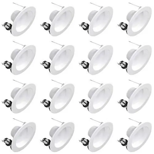 Hyperikon 6 Inch LED Recessed Lighting, 14W=75W, Retrofit Dimmable Downlight, CRI90, UL, Energy Star, Soft White, 16 Pack