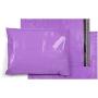 Amiff Pack of 100 Purple Poly Mailers 12 x 15.5 Multipurpose Shipping Bags 12 x 15 1/2 Packaging Envelope Mailers 2.5 Mil Thick. Peel and Seal, Waterproof, Lightweight. Wrapping, Packing