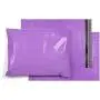 Amiff Pack of 100 Purple Poly Mailers 12 x 15.5 Multipurpose Shipping Bags 12 x 15 1/2 Packaging Envelope Mailers 2.5 Mil Thick. Peel and Seal, Waterproof, Lightweight. Wrapping, Packing