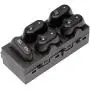 Dorman 901-339 Front Driver Side Door Window Switch for Select Ford/Lincoln/Mercury Models, Black
