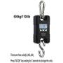 Mougerk 500 kg 1100 lb Portable Heavy Duty Digital Crane Scale Hanging Scales 2 AAA Batteries(Not Included)