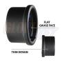 GlowShift 10 Color Digital 100 PSI Fuel Pressure Gauge Kit - Includes Electronic Sensor - Multi-Color LED Display - Tinted Lens - for Car & Truck - 2-1/16'' (52mm)
