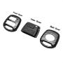 TANGSEN Key Fob Case Carbon Fiber Pattern Plastic Black Silicone Cover for Toyota Land Cruiser FJ Cruiser Lexus Es300 Ls430 Lx470 Rx300 Rx330 Rx350 Rx400h 3 Button Keyless Entry Remote