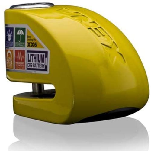 XENA - Motorcycle Disc Lock Alarm Yellow