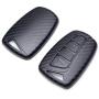 TANGSEN Smart Key Fob Case for HYUNDAI AZERA EQUUS GENESIS SANTA FE SPORT 4 Button Keyless Entry Remote Personalized Protective Cover 3D Twill Weave Carbon Fiber Plastic Emboss
