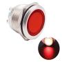 mxuteuk 110V-220V 22mm LED Metal Indicator Light Waterproof Signal Lamp with Wire for Car Truck Boat M22-110P-R