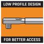 GEARWRENCH Flex Head Electronic Torque Wrench with Angle