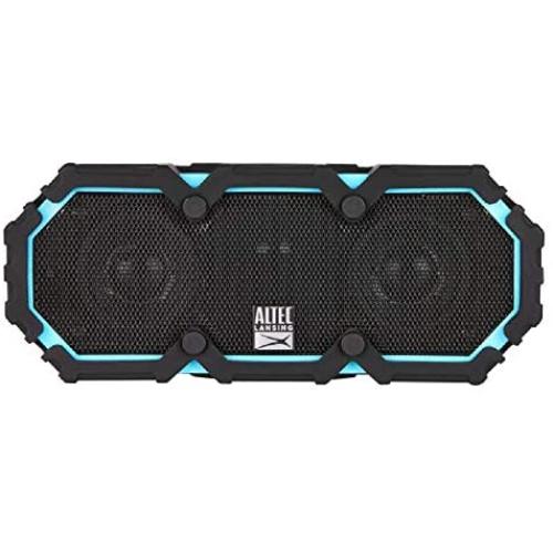 Altec Lansing Life Jacket 2 - Bluetooth Speaker, Wireless, Waterproof, Floatable, Portable, Loud Volume, Strong Bass, Rich Stereo System, USB Charger, Microphone, and 30 ft Wireless Range, IP67, Black