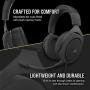 Corsair HS50 Pro - Stereo Gaming Headset - Discord Certified Headphones - Works with PC, Mac, Xbox Series X, Xbox Series S, Xbox One, PS5, PS4, Nintendo Switch, iOS and Android – Carbon