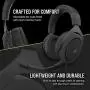 Corsair HS50 Pro - Stereo Gaming Headset - Discord Certified Headphones - Works with PC, Mac, Xbox Series X, Xbox Series S, Xbox One, PS5, PS4, Nintendo Switch, iOS and Android – Carbon