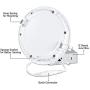 6 Inch LED Recessed Lighting with Junction Box, Comzler Dimmable LED Recessed Downlights Ceiling Lights, 12W 100W Equivalent, 5000K Daylight, 850 Lumen, 6 Pack Can Lights