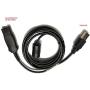 Call Center Headset Office Telephone Quick Disconnect Cord to USB Adapter Compatible with PLT QD HW251/261/510/520 to Any Laptop Computer