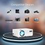 VANKYO Leisure 470 Mini WiFi Projector w/ 100 Inch Projection Screen, Full HD 1080P & 250'' Display Supported, 2021 Upgraded Movie Projector for Outdoor & Indoor, Compatible with TV Stick & iPhone