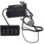 labwork Auxiliary Dash Upfitter Switch with Harness Assembly AL3Z13D730AA SW-6760 Fit for 2011-2016 Ford Super Duty F250 350 450 550