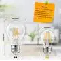 12-Pack Dimmable Globe A15 LED Bulbs 60W Equivalent, 6W Vintage E26 Edison Bulb 2700K Warm White, AC 120V, Great for Ceiling Fan, Bathroom Vanity Fixtures