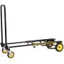 Rock-N-Roller R2RT (Micro) 8-in-1 Folding Multi-Cart/Hand Truck/Dolly/Platform Cart/26'' to 39'' Telescoping Frame/350 lbs. Load Capacity, Black
