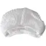 SETH - 100 Pack 21'' Disposable Mop Mob Nonwoven Bouffant Clipped Head Cover Caps | Hair Net | Beauty Salon Spa | Cooking Food Service Catering |Spray Tanning (white)