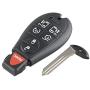 2PCS 7 Button Key Fob Compatible for 2008-2015 Chrysler Town and Country，2008-2014 Dodge Grand Caravan