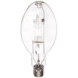 Satco S5833 4200K 400-Watt Clear Universal Mount Mogul Base ED27 Metal Halide Lamp