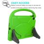 iPad 9.7 2018 2017 / Air 1/2 / Pro 9.7 Case for Kids - SUPLIK Durable Shockproof Protective Handle Bumper Stand Cover with Screen Protector for iPad 9.7 inch 5th/6th Generation, Green