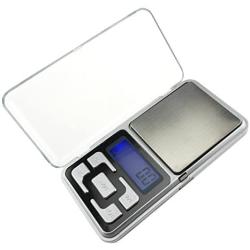 High Accuracy Mini Electronic Digital Pocket Scale Jewelry Diamond Gold Coin Calibration Weighing Balance Portable 100g/0.01g Counting Function Blue LCD g/tl/oz/ct/gn