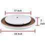 Yuanj Motorized Turntable Display, 360 Degree Electric Rotating Display Turntable for Display Jewelry, Watch, Digital Product, Shampoo, Glass, Bag, Models, Diecast, Jewelry and Collectibles
