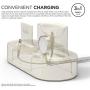 elago 3 in 1 Apple Charging Station Compatible with Apple Watch Series 6/SE/5/4/3/2/1, Apple AirPods 2/1, iPhone 11 and All iPhone Models [Original Cables Required] (Classic White)
