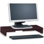 Way Basics TV PC Desktop Modern Computer Monitor Stand Screen Riser (Tool-Free Assembly and Uniquely Crafted from Sustainable Non Toxic zBoard Paperboard), Espresso Wood Grain