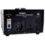 Instapark ITU-3000 Series Heavy-Duty AC 110/220V Step Up / Down Voltage Transformer / Converter with US Standard, Universal, German/French Schuko AC Outlets - 3,000 Watt