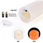 YIWER Flameless Candles Battery Operated Candles 5.5'' 6'' 6.5'' 7'' 8'' 9'' Set of 9 Ivory Real Wax Pillar LED Candles with 10-Key Remote and Cycling 24 Hours Timer