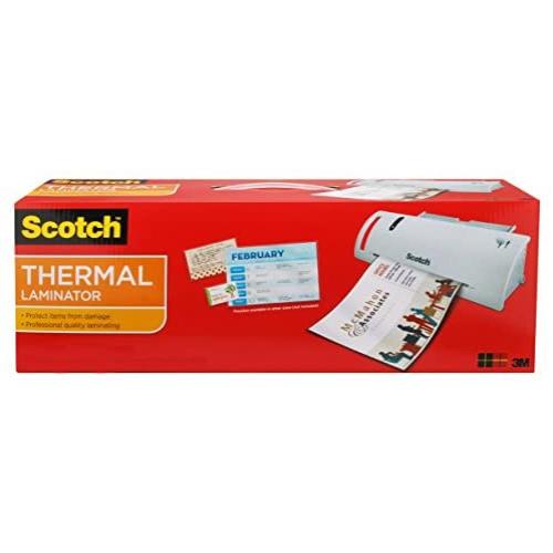 Scotch Thermal Laminator Combo Pack, Includes 20 Letter-Size Laminating Pouches, Holds Sheets up to 8.9'' x 11(TL902VP)