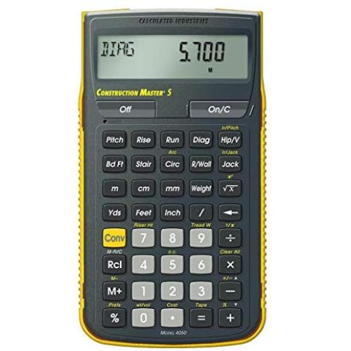 Calculated Industries 4050 Construction Master 5 Construction Calculator