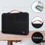 Ferkurn 11.6 Inch Laptop Sleeve Chromebook Bag Carrying with Handle Compatible with Chromebook R11, Mac Air 11 inch, MacBook Pro 13 inch, Chromebook 3100, Waterproof Computer case with Pocket, Black