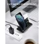 Seneo Wireless Charger, 3 in 1 Wireless Charging Station for Apple Watch, AirPods, Detachable and Magnetic Wireless Charging Stand for iPhone 11/11 Pro Max/X/XS/XR/Xs Max/8/8 Plus(with QC 3.0 Adapter)