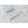 Kates Secret Care Sonic Toothbrush Rechargeable One Charge Minimum 90 Days Use 5 Modes IPX7 Class Completely Waterproof 2 American Dupont Soft Head Brush - White