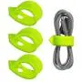 ELFRhino Cord Organizer Cable Straps Clips Wire Ties Charging Cord Power Cord Earphone Headphone Wrap Winder Holder Keeper Manager Management(Set of 3, Green) ELFRhino Cord Organizer Cable Straps Clips Wire Ties Charging Cord Power Cord Earphone Headphone Wrap Winder Holder Keeper Manager Management(Set of 3, Green)