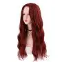 SinRany Women Girs Red Long Wave Wig Halloween Movie Role Cosplay Hair